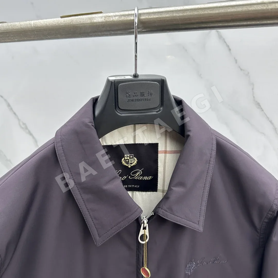 로로피아나 패셔너블 라펠 남성 자켓 상세 이미지 4