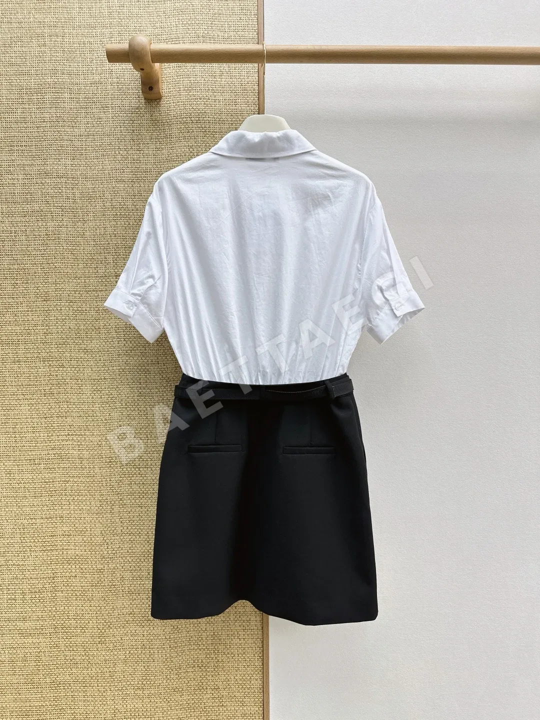 디올 CD로고 자수 벨트 슬림핏 투피스 원피스 상세 이미지 8