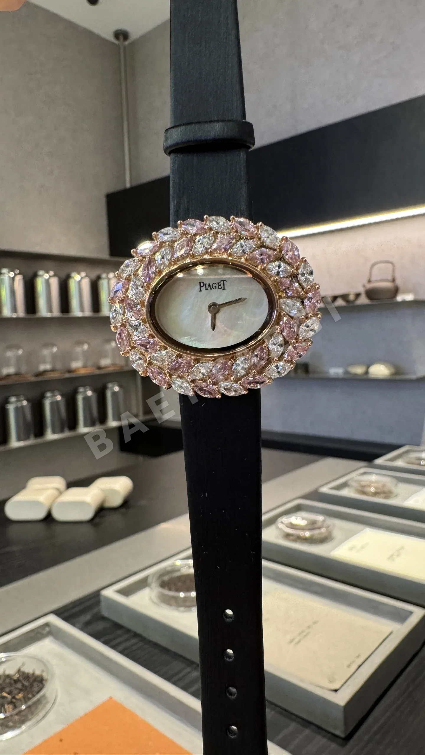 피아제 하이주얼리 18K 골드 마퀴즈 다이아 여성 시계 레플리카 45394 Piaget 상세 이미지 6