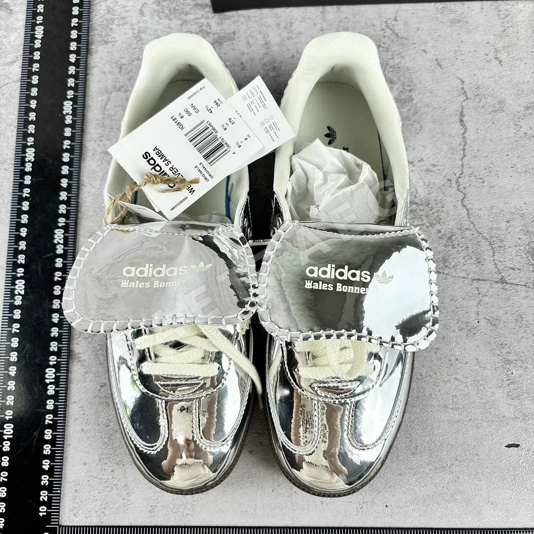 아디다스 [GOD] 삼바 IG8181 200850 Adidas Samba Wales Bonner Silver 상세 이미지 2