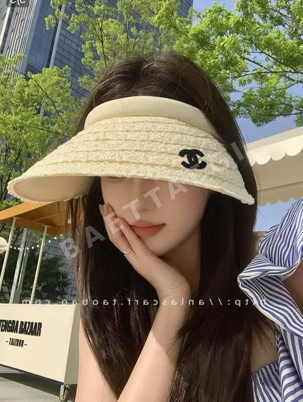 샤넬 비치 리조트 스타일 바이저 상세 이미지 3