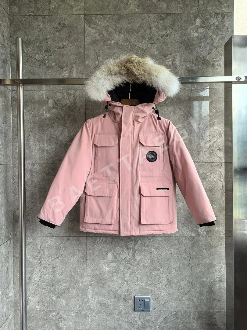 캐나다구스 [TOP] 핑크 205579 Canada Goose Kids E08