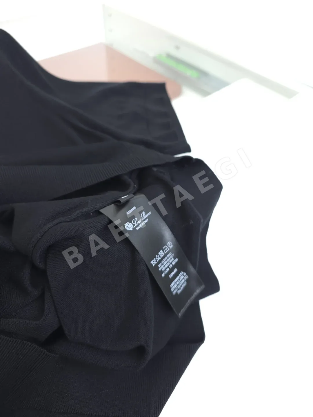 로로피아나 남성 실크 혼방 반팔 셔츠 상세 이미지 7