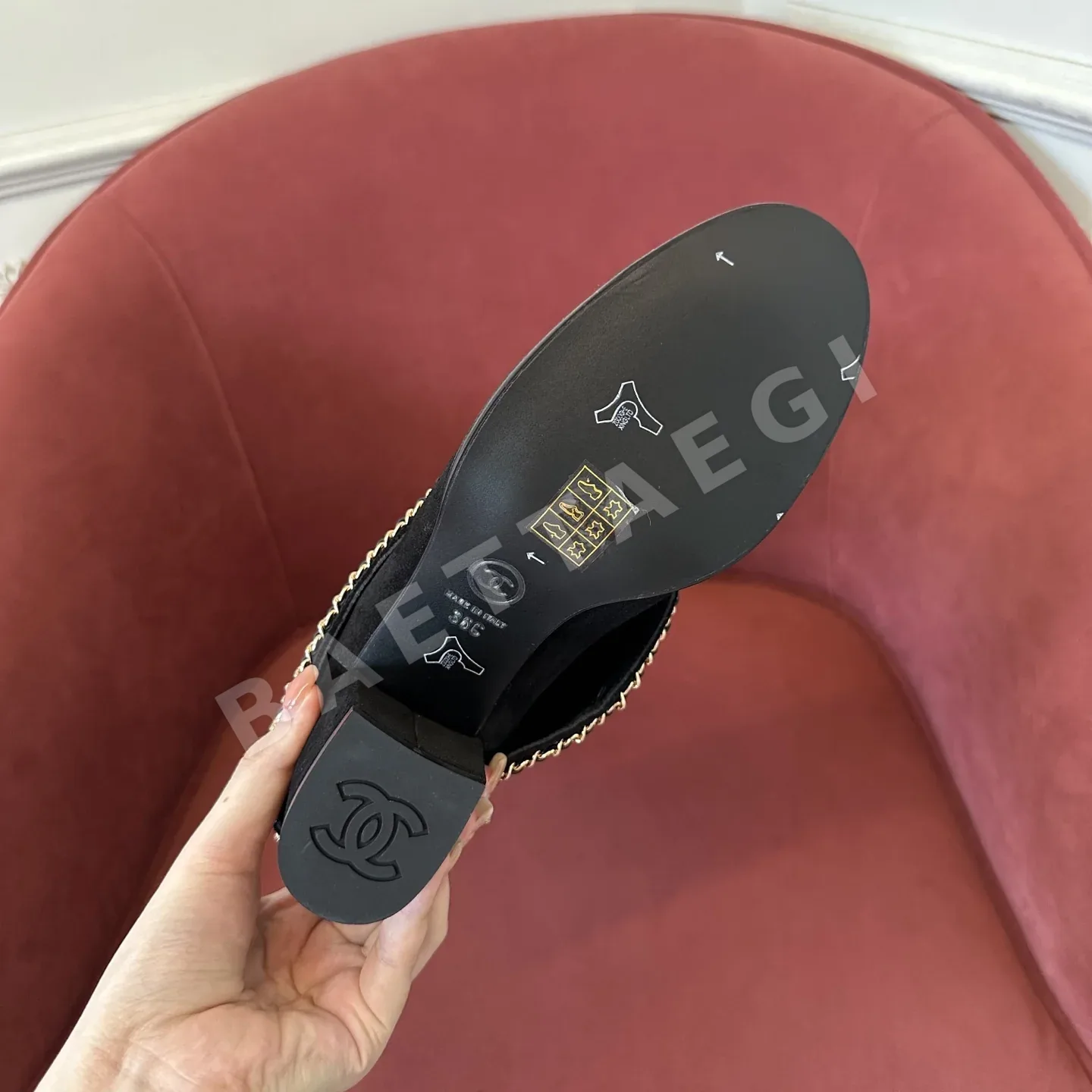 샤넬 클래식 퀼팅 앵클 부츠 상세 이미지 8