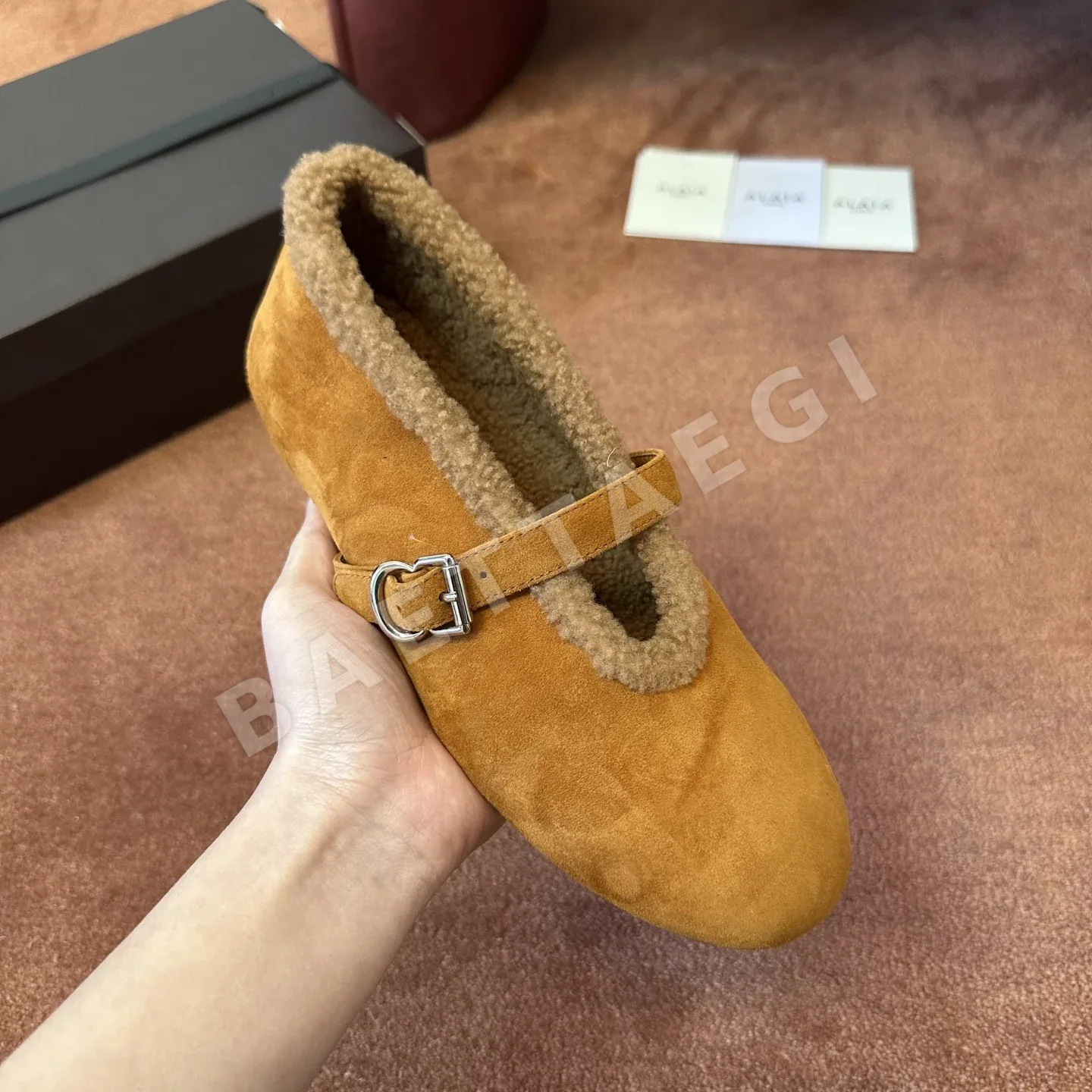 알라이아 편조 발레 슈즈 상세 이미지 2