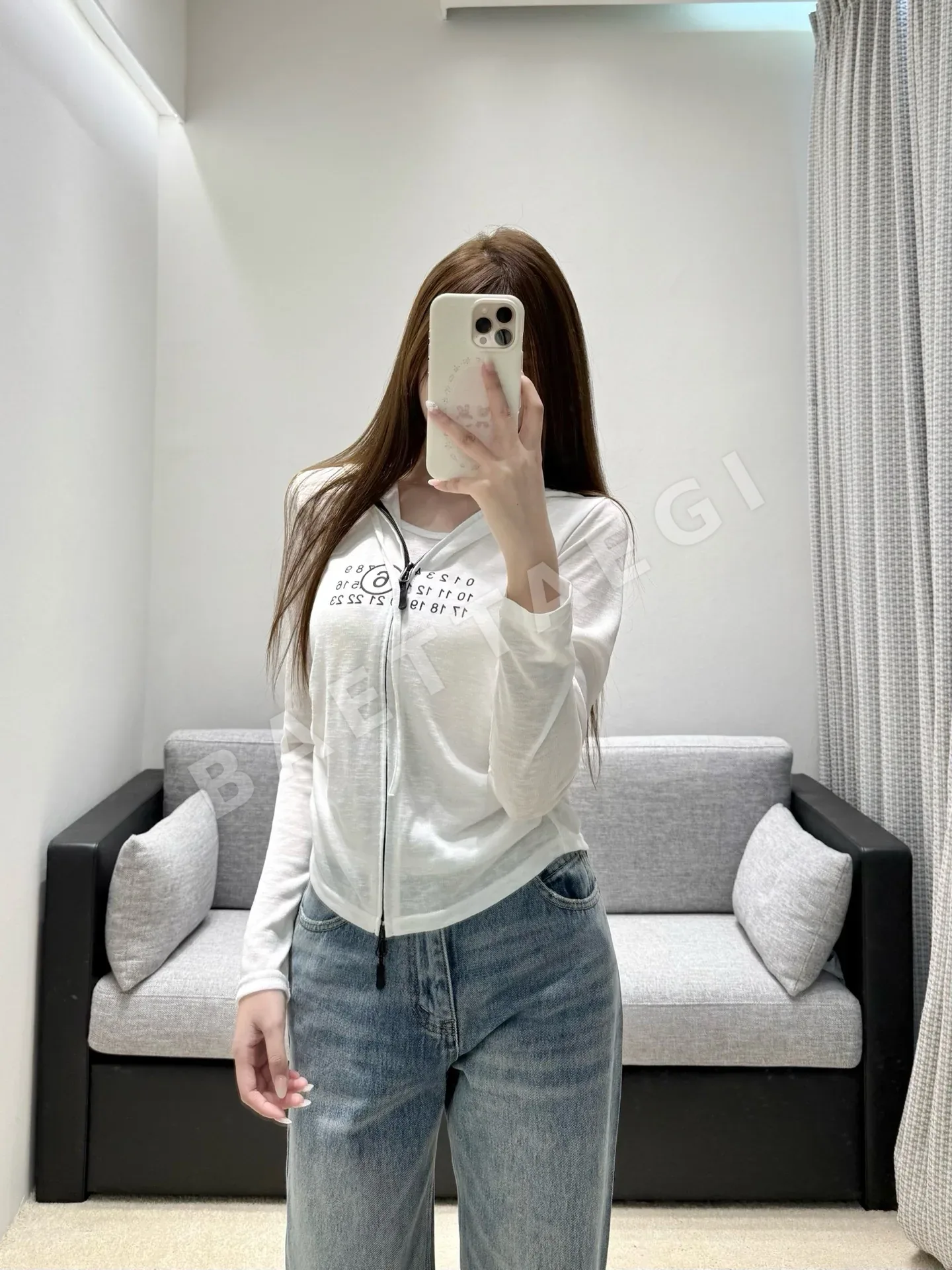 마르지엘라 후드 숏 가디건 131597
