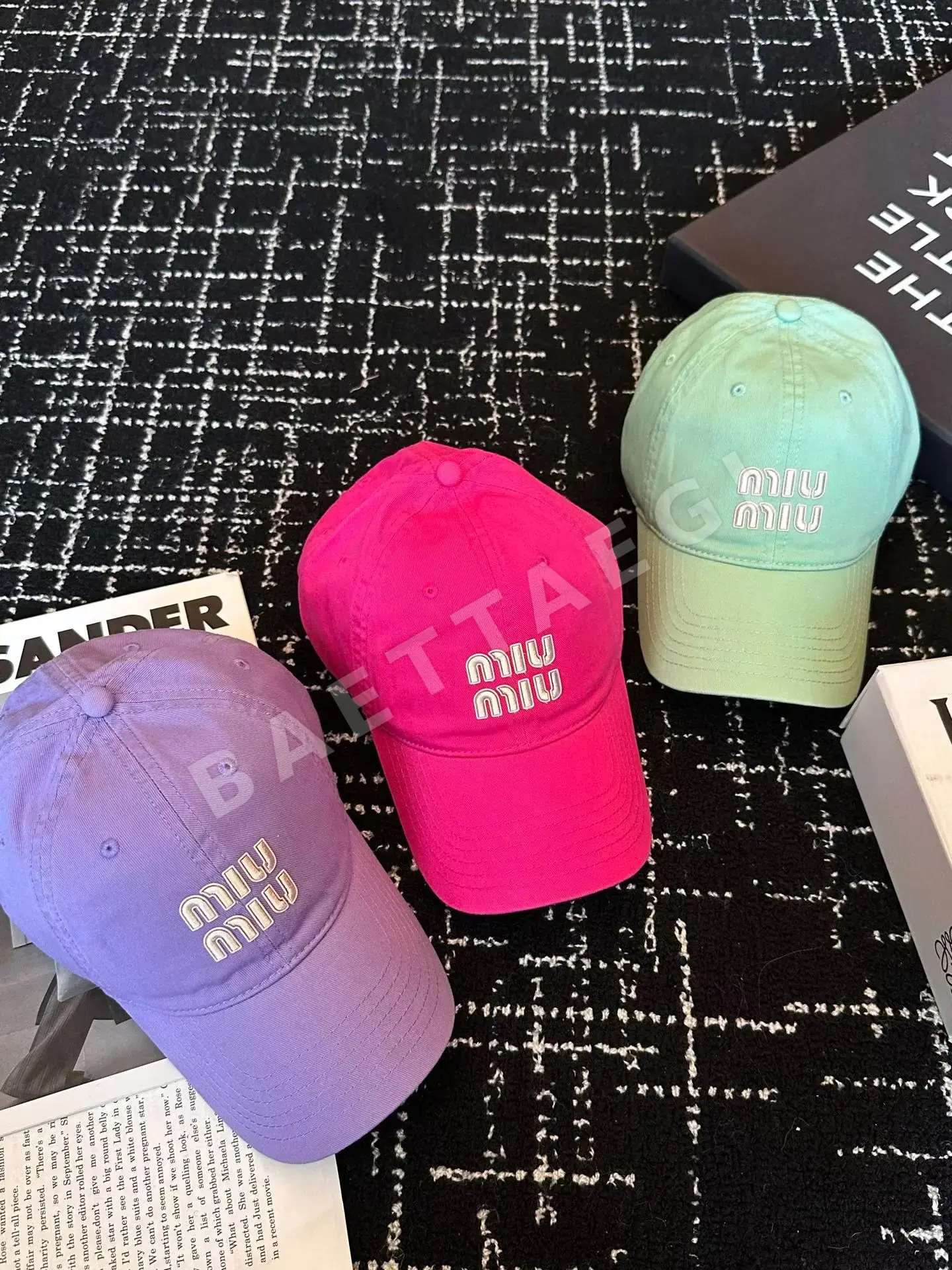 미우미우 모자 80809 Miu Miu Cap 상세 이미지 8