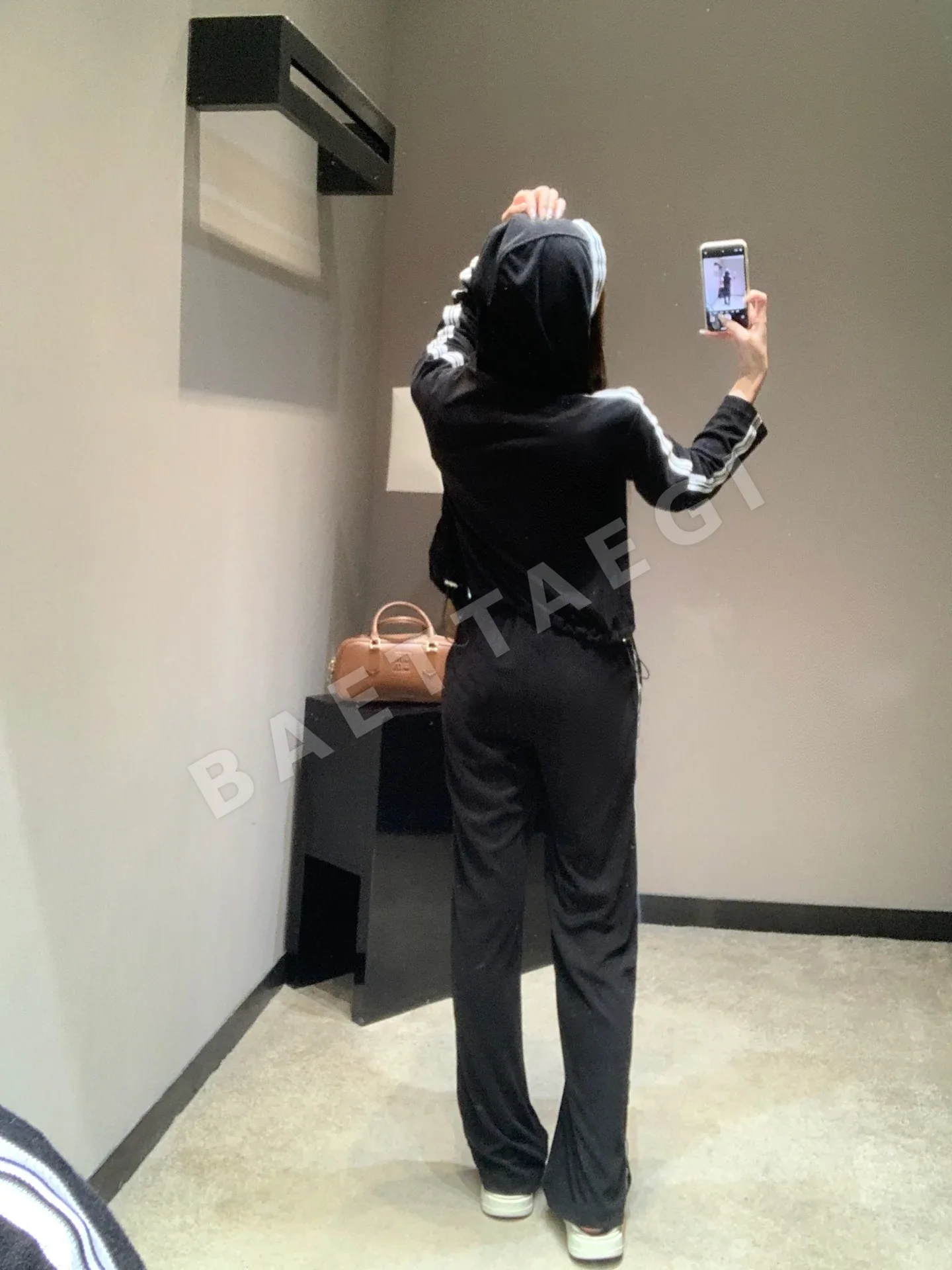 디올 레터 자수 후드 재킷 팬츠 세트 상세 이미지 7