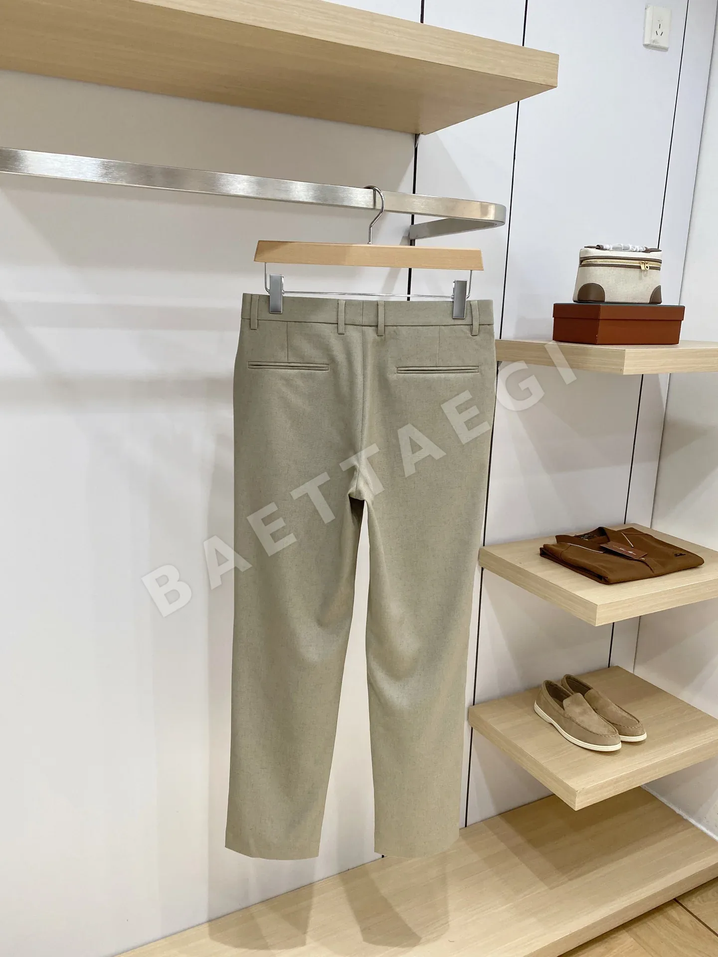 로로피아나 남성 린넨 바지 상세 이미지 8