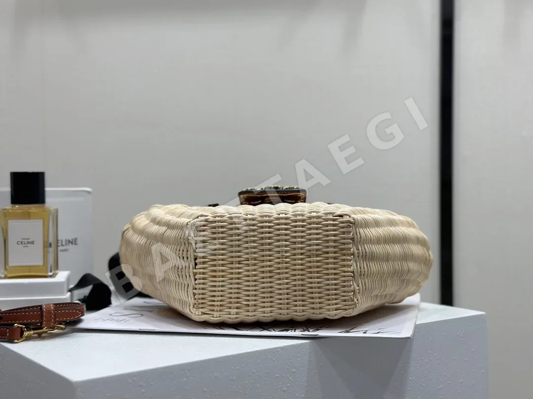 셀린느 린넨 소재 버드나무 짜임 숄더백 상세 이미지 6