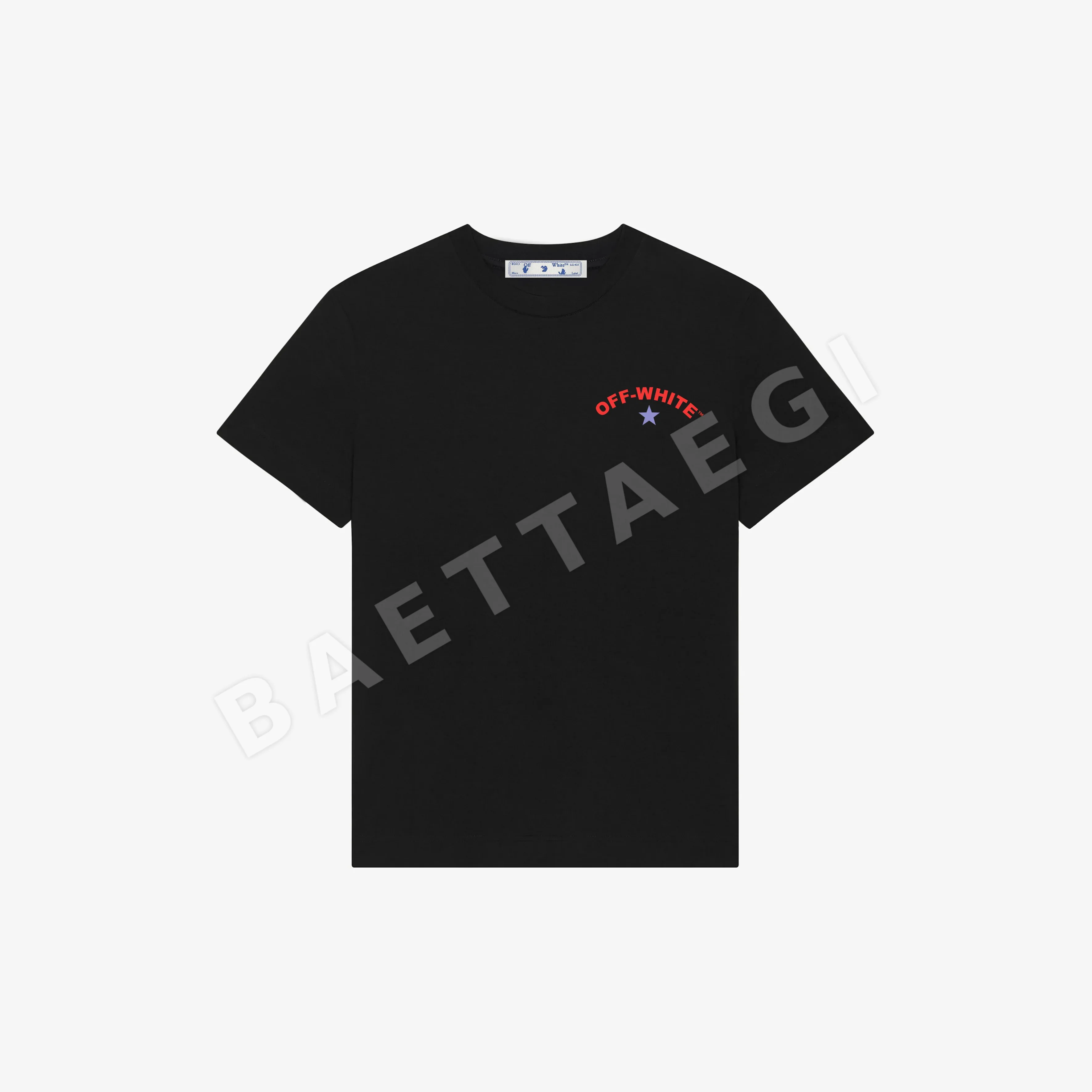 오프화이트 남성 반팔 티셔츠 87754