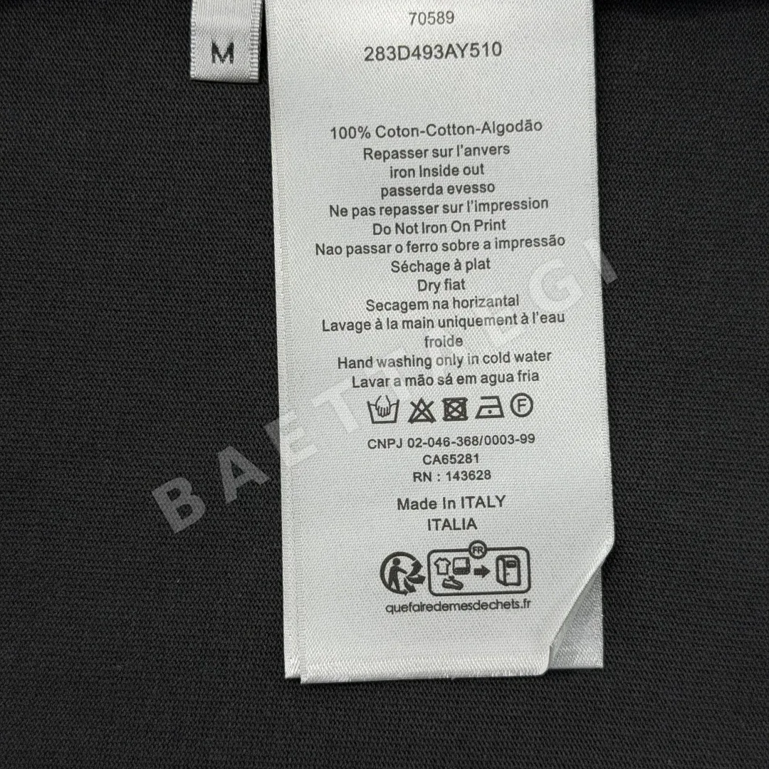 디올 자수 로고 크루넥 반팔 티셔츠 상세 이미지 9