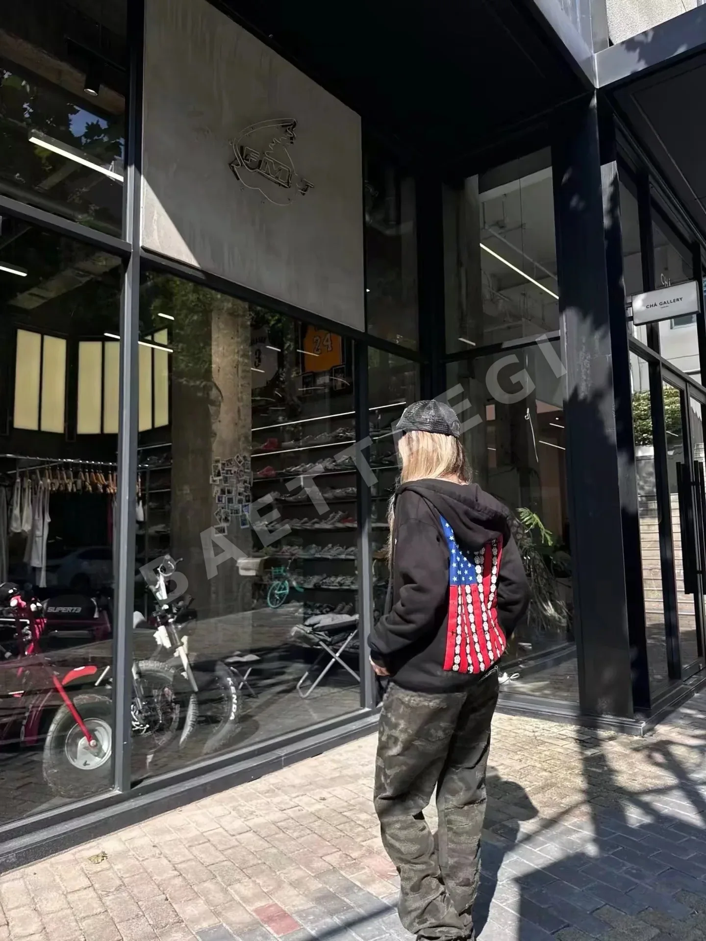 크롬하츠 남성 블랙 지퍼업 후드 상세 이미지 4