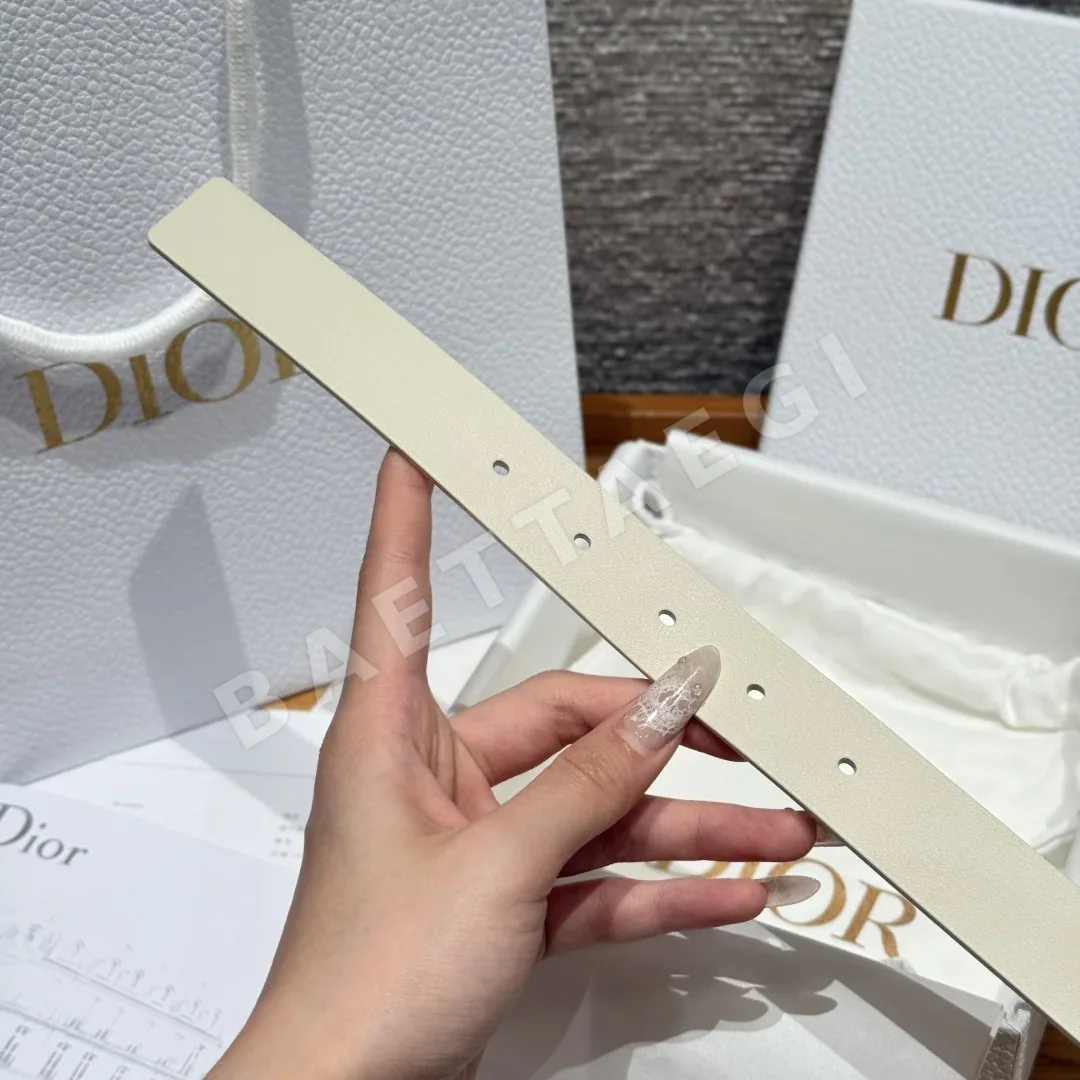 디올 CD 버클 소가죽 벨트 상세 이미지 6