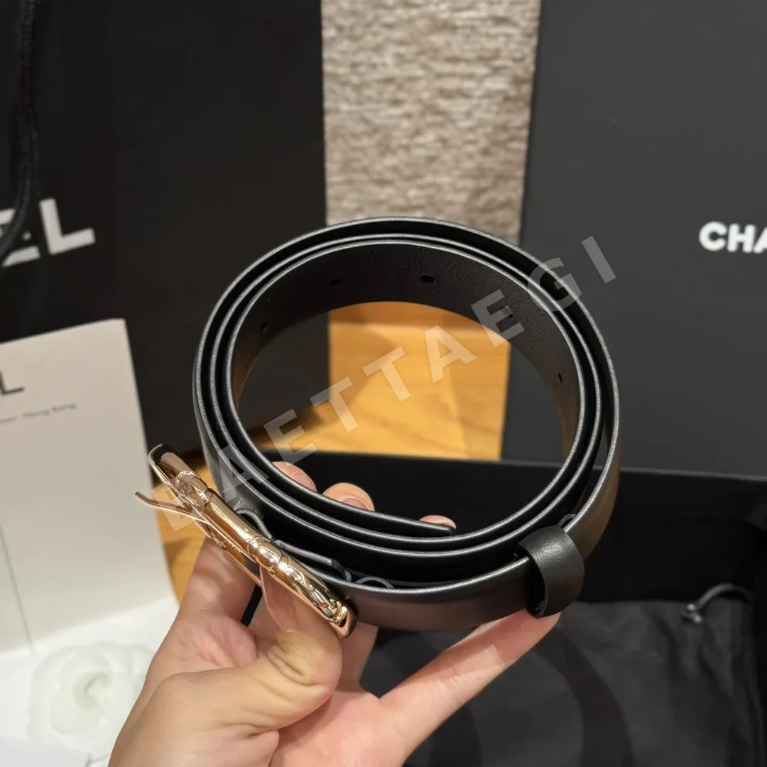 샤넬 카프스킨 양면 벨트 상세 이미지 4