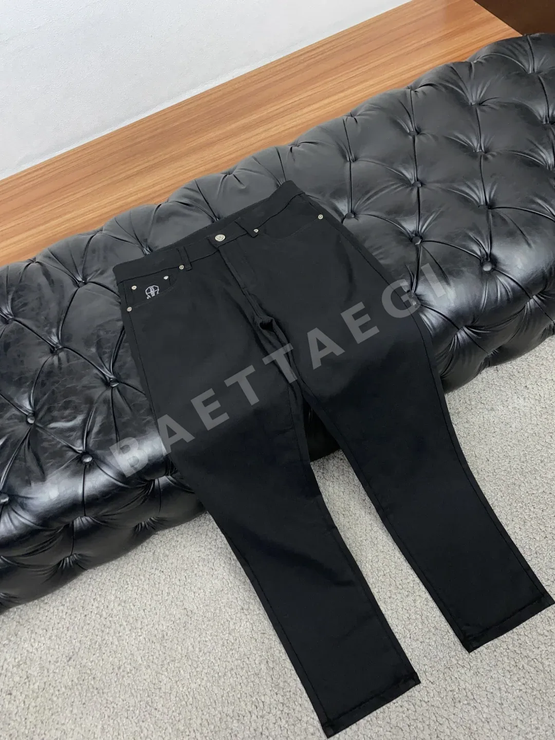 브루넬로쿠치넬리 스트레이트핏 코튼 바지 상세 이미지 6