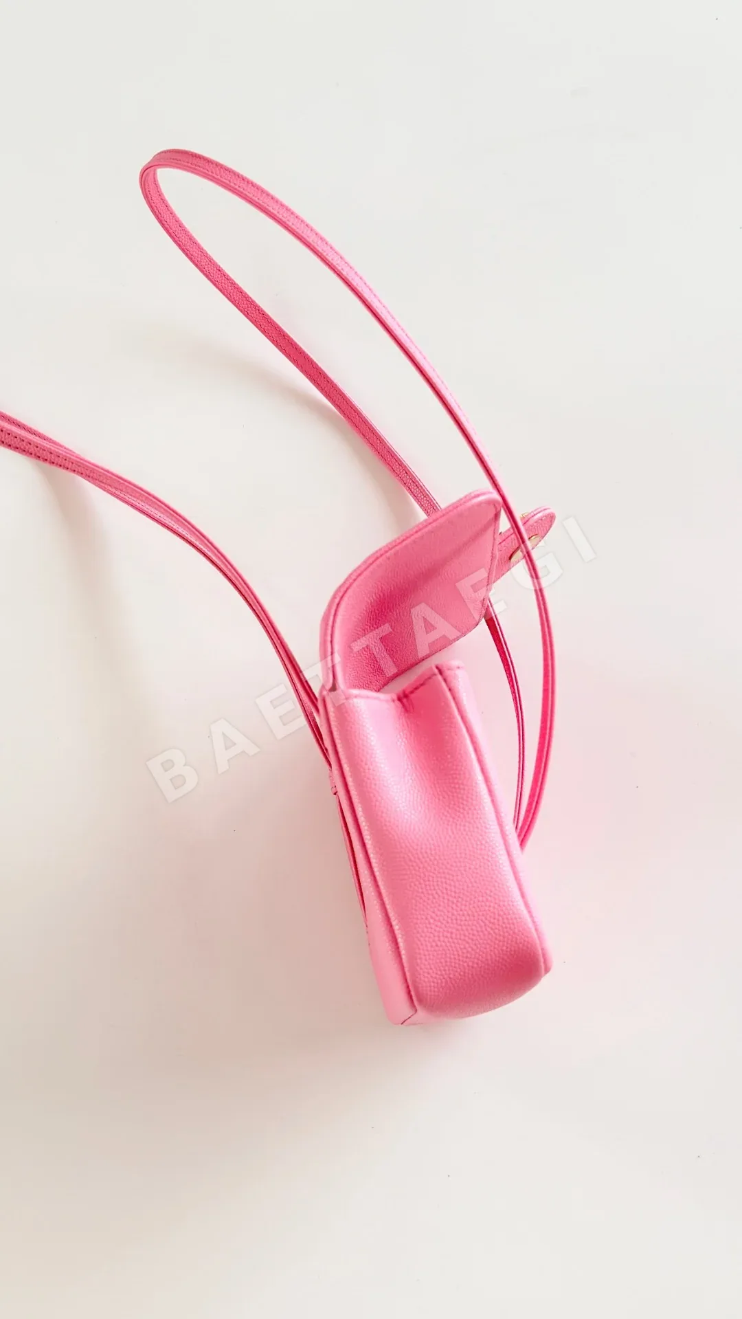 샤넬 코코 롱 숄더 플랩 미니 백 핑크 상세 이미지 8