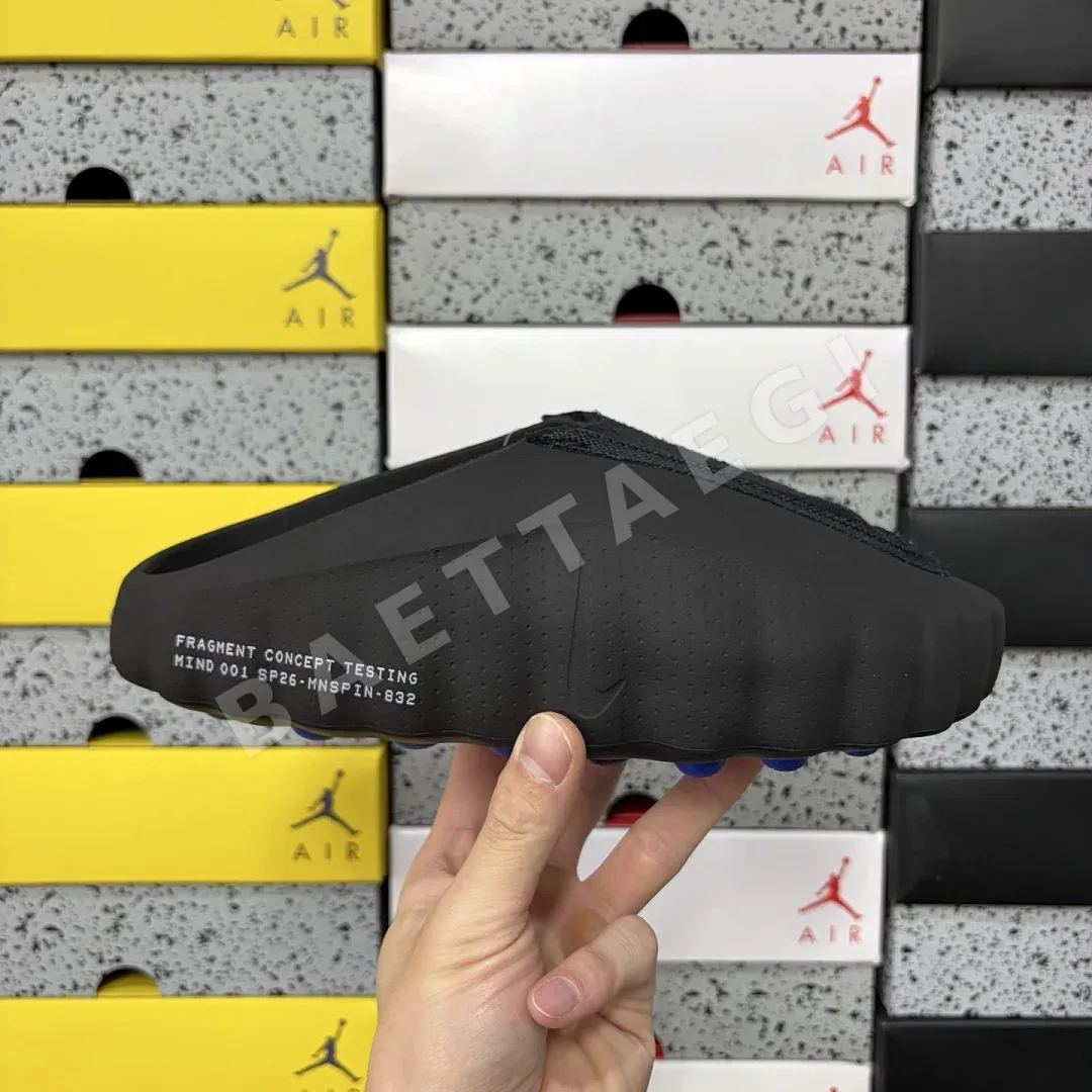 나이키 [LW] 마인드 001 슬라이드 IQ8502-001 201445 Nike Mind 001 Slide Fragment Black 상세 이미지 3