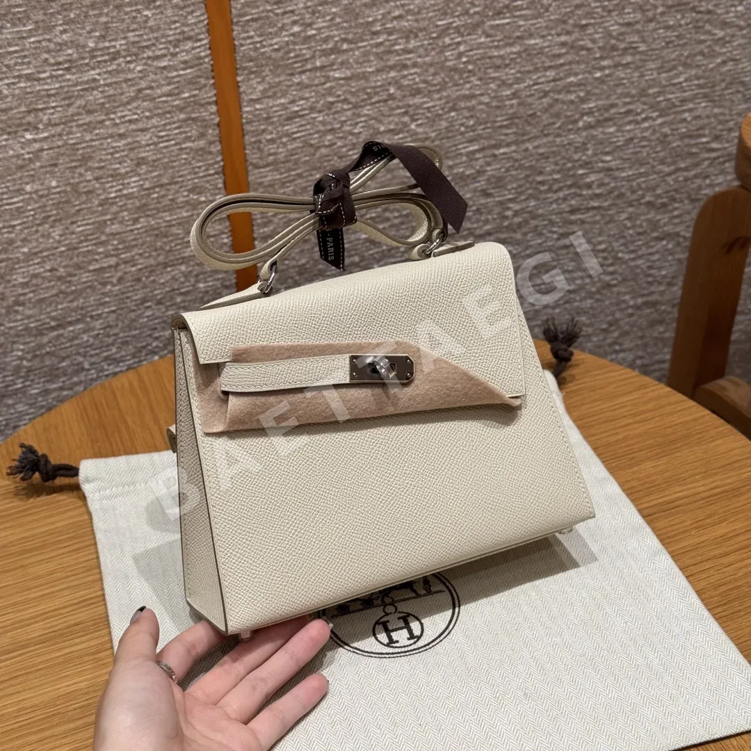 에르메스 켈리 밀크셰이크 화이트 가방 상세 이미지 2