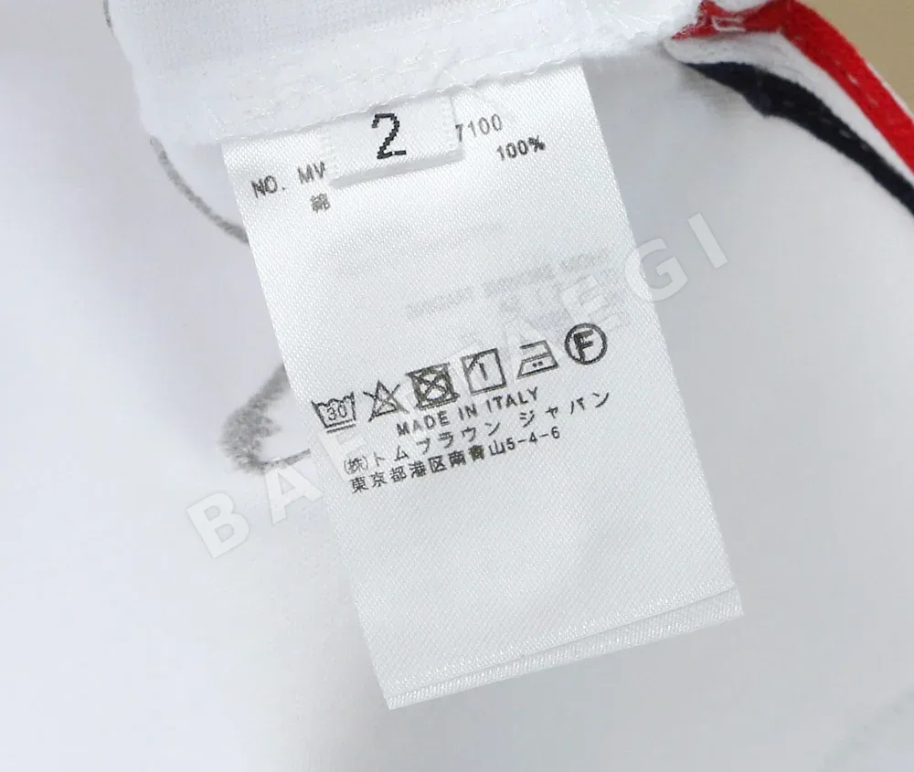 톰브라운 강아지 자수 남성 반팔 티셔츠 상세 이미지 7