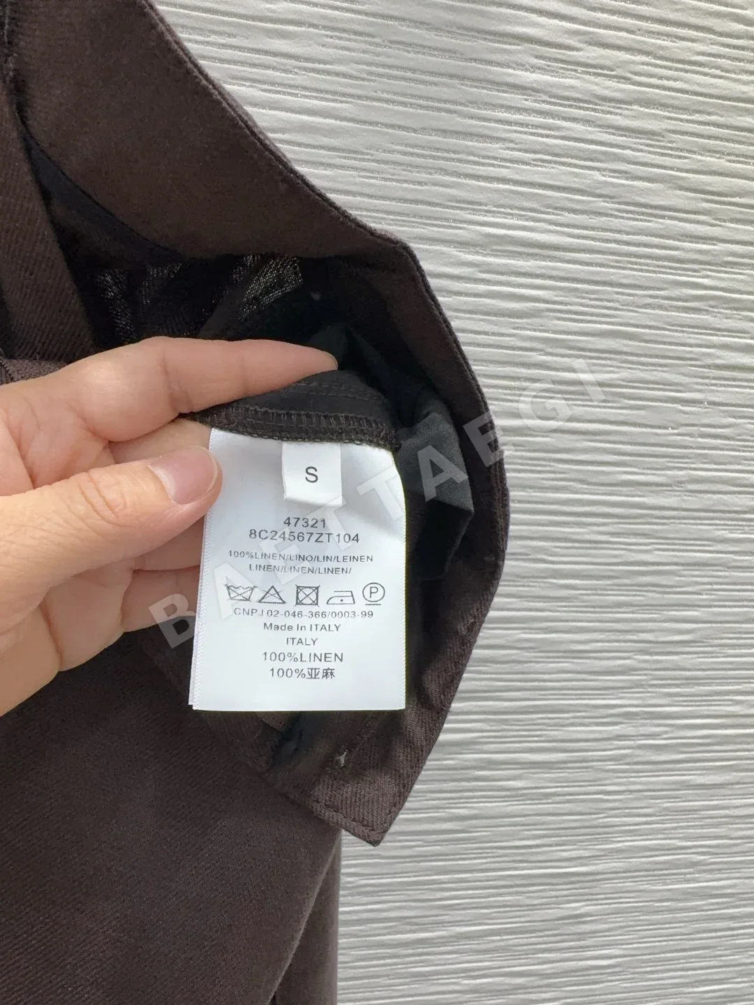 샤넬 린넨 여성 바지 상세 이미지 7