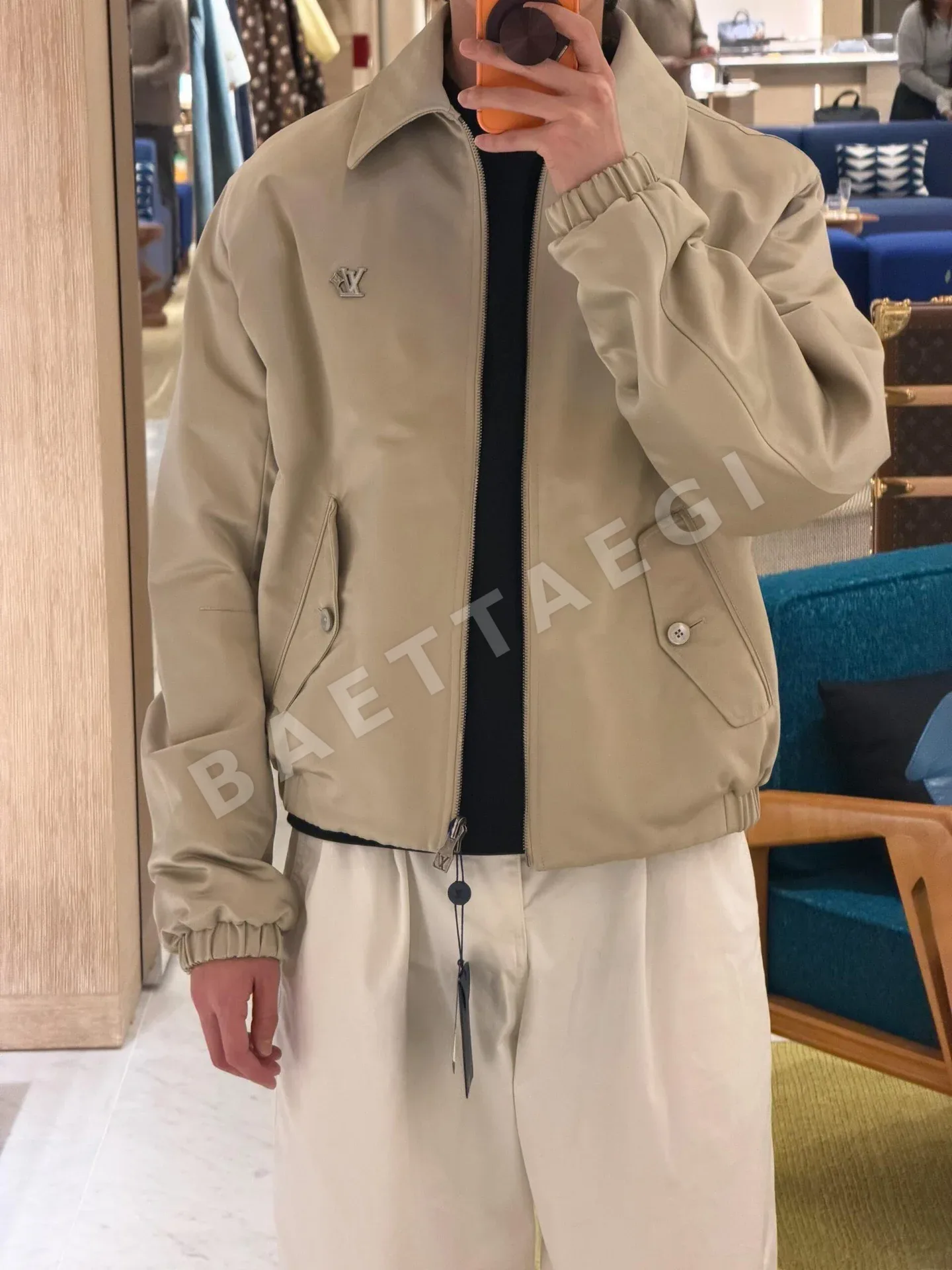 루이비통 리버시블 자카드 남성 자켓 상세 이미지 19