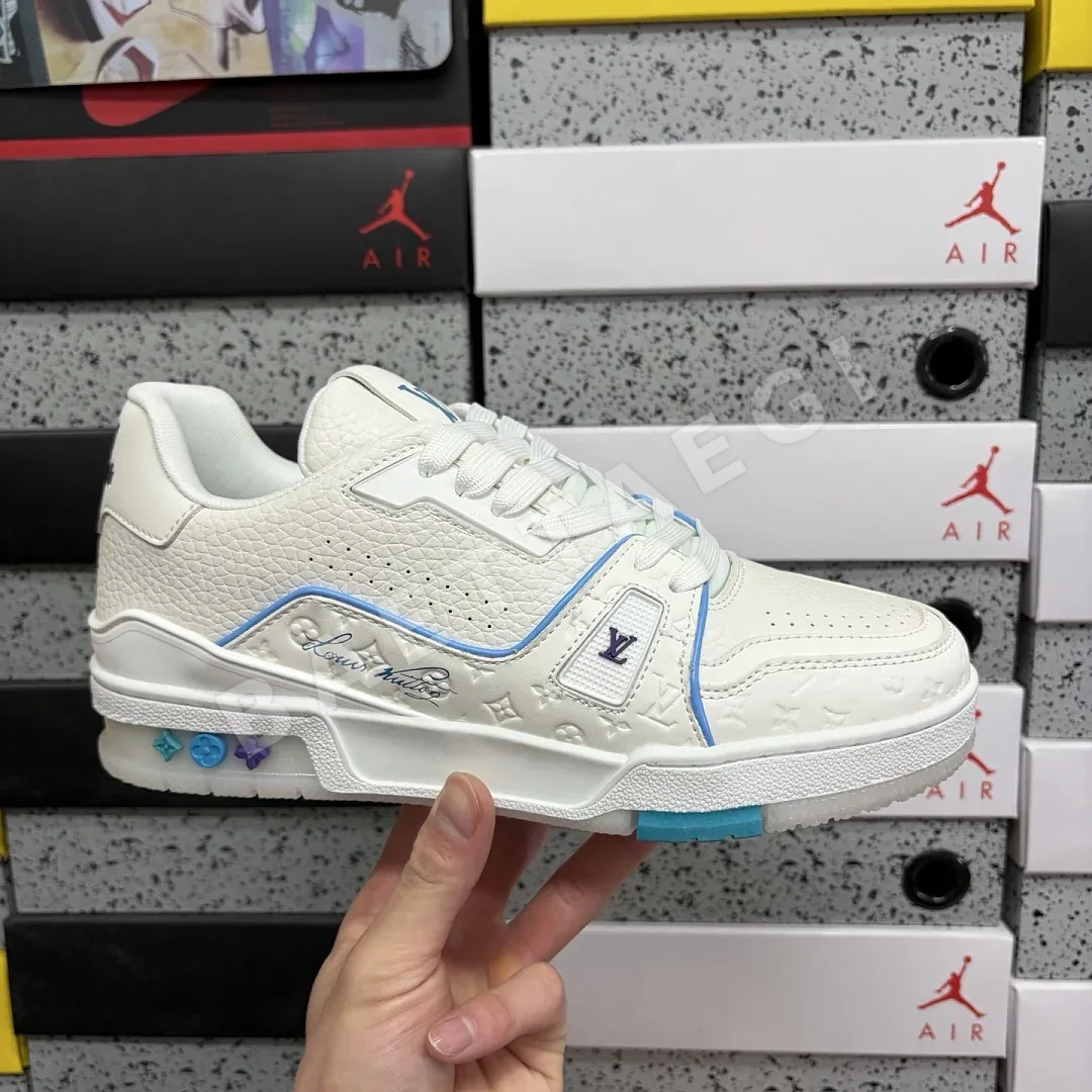 루이비통 [D1] V2 07 화이트 블루 205846 Louis Vuitton V2-07 상세 이미지 6