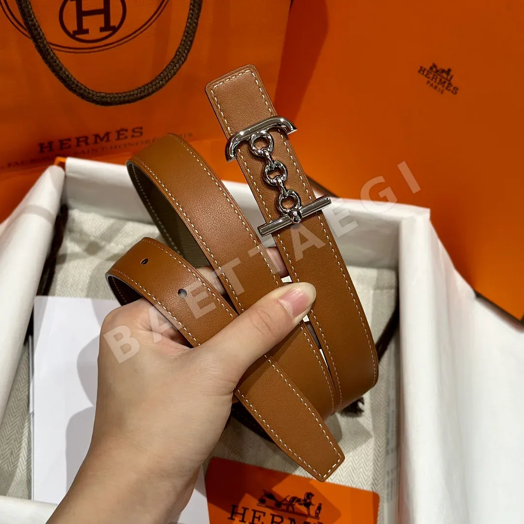 에르메스 H자형 버클 스위프트 앱송 양면 가죽 벨트 상세 이미지 8