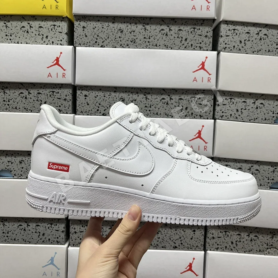 나이키 [MAX] 에어 포스 1 로우 CU9225-100 201085 Nike Air Force 1 Low Supreme White 상세 이미지 9