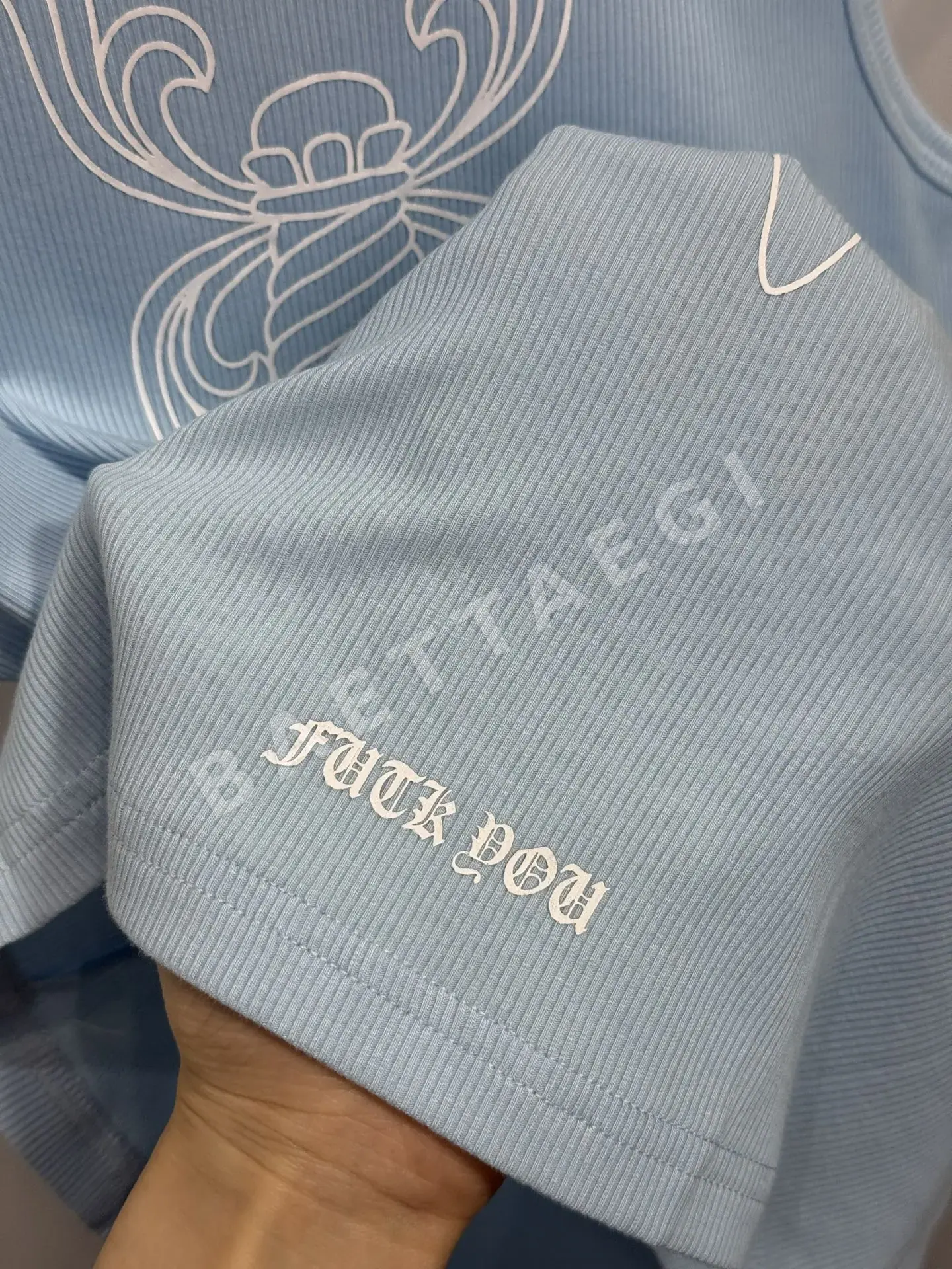 크롬하츠 여성 반팔 티셔츠 상세 이미지 3