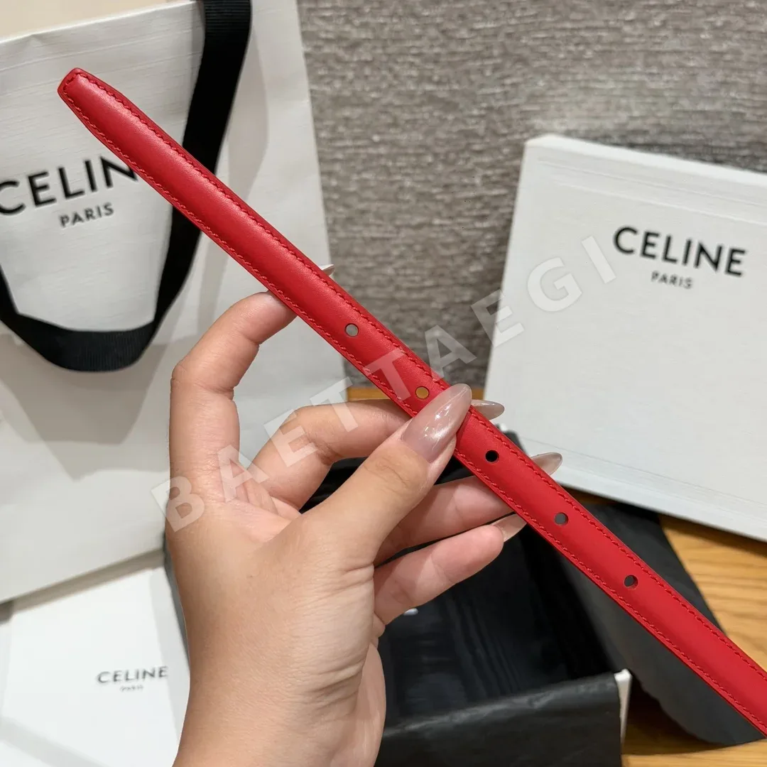 셀린느 메종 13mm 가죽 벨트 상세 이미지 9