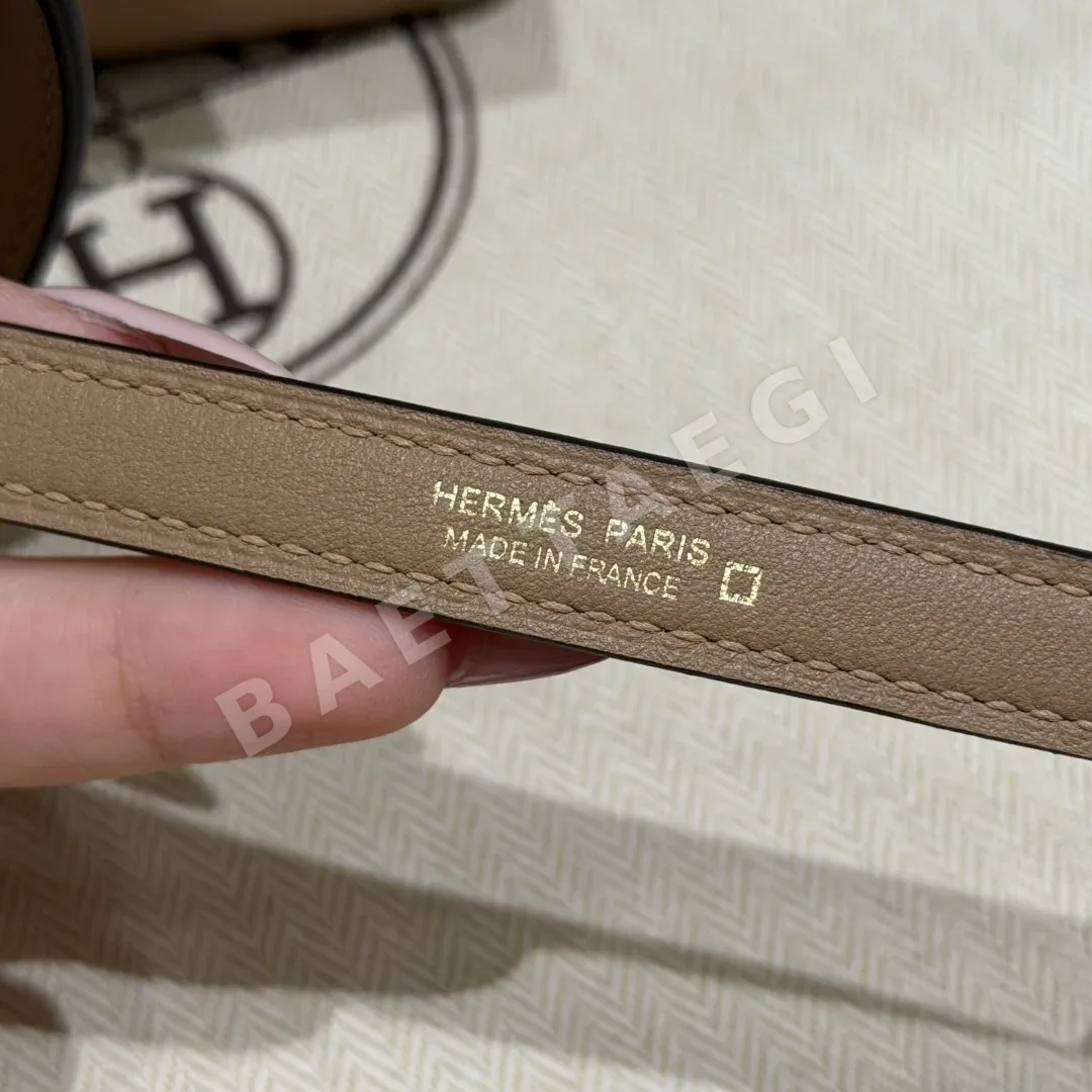 에르메스 켈리 21 cm 밀크티 가죽 가방 상세 이미지 7