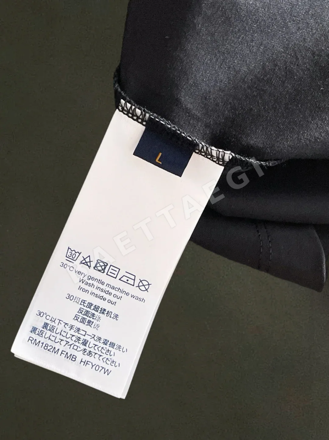 루이비통 슬림핏 코튼 반팔 셔츠 상세 이미지 6