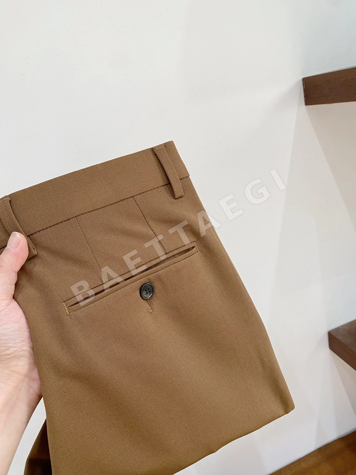 로로피아나 울 혼방 남성 바지 상세 이미지 10