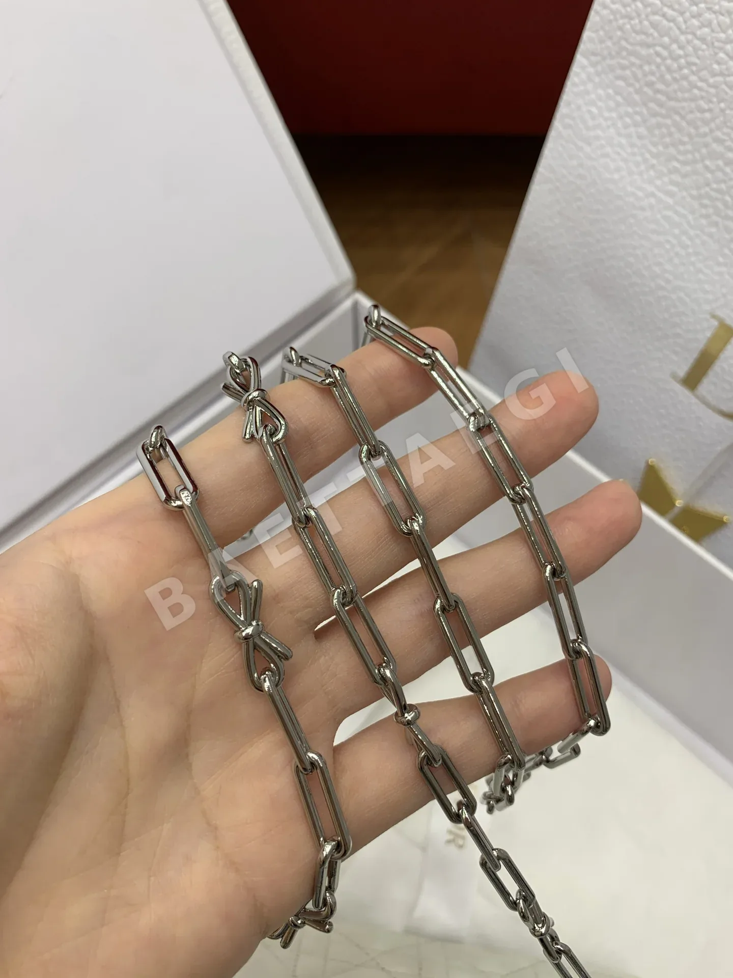 디올 오리지널 시프스킨 블루 가방 상세 이미지 5