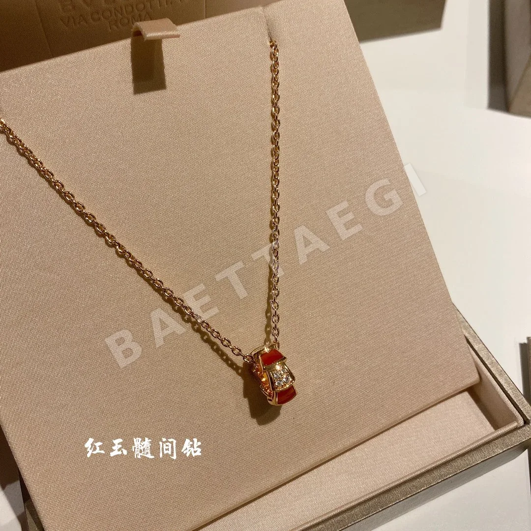 불가리 셀페르티 바이퍼 천연석 목걸이 상세 이미지 4