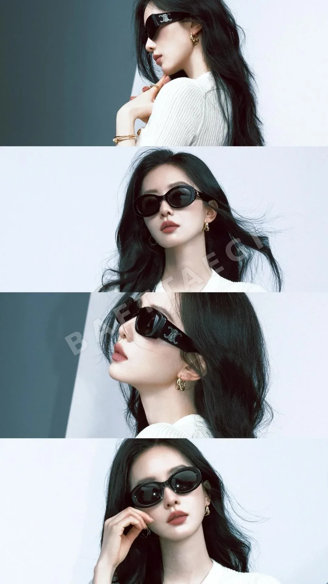 셀린느 3D 노트 개선문 큐빅 귀걸이 상세 이미지 2