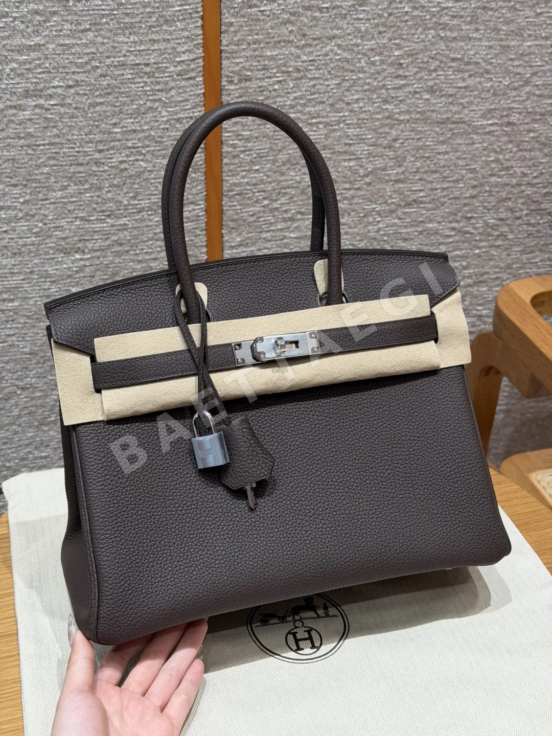 에르메스 버킨 30 토고 가죽 가방 144795