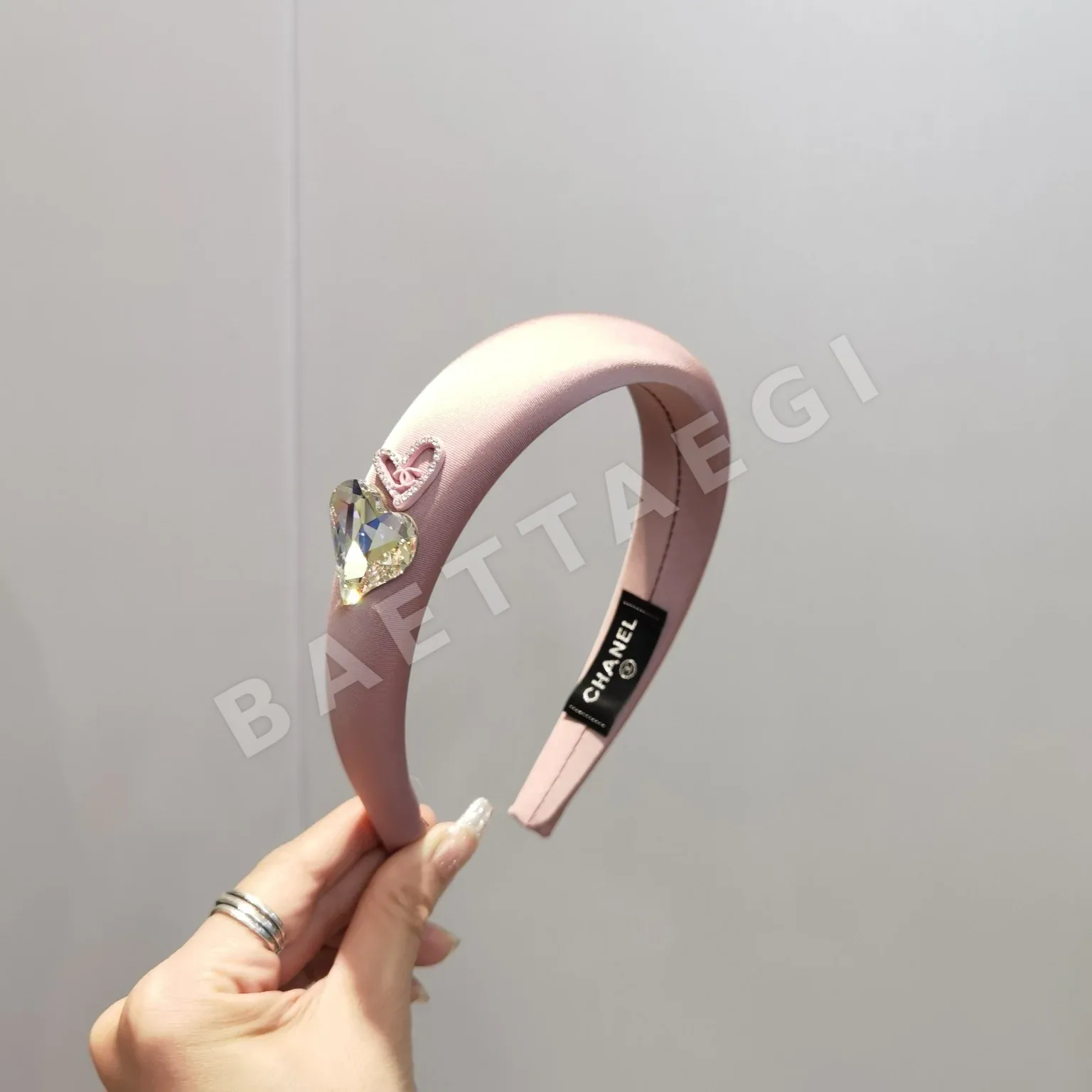 샤넬 큐빅 장식 헤어밴드 상세 이미지 6
