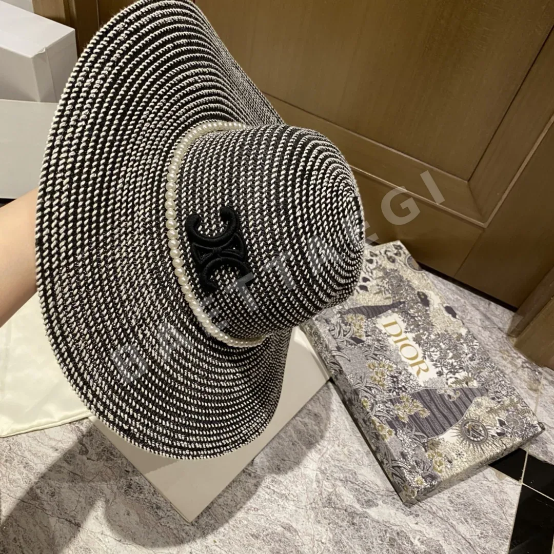 셀린느 밀짚 버킷햇 모자 상세 이미지 8