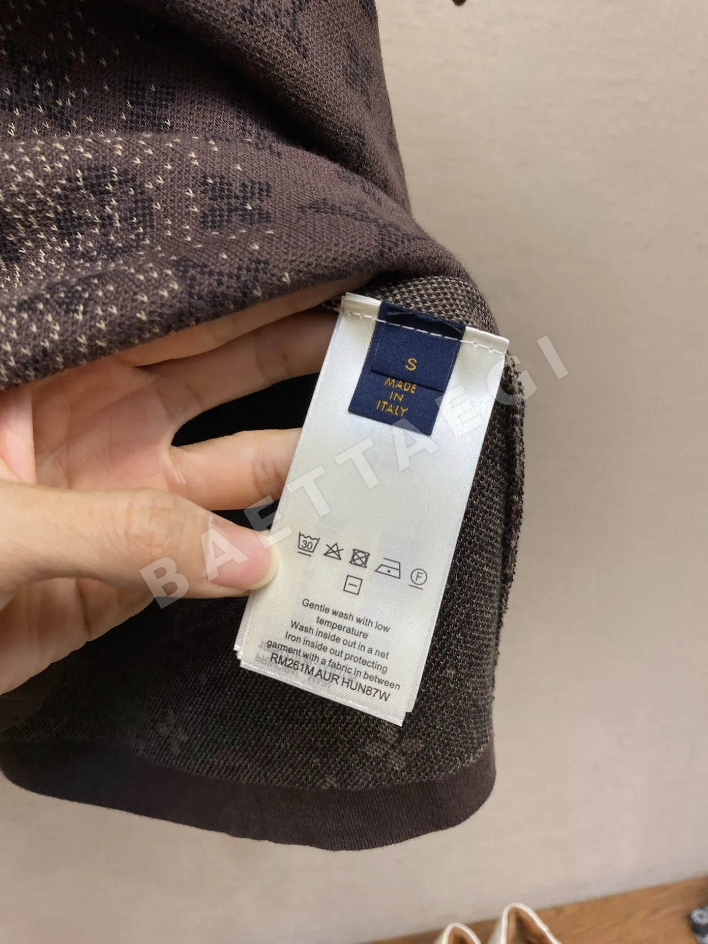 루이비통 모노그램 자카드 반팔 크루넥 티셔츠 2152 상세 이미지 6