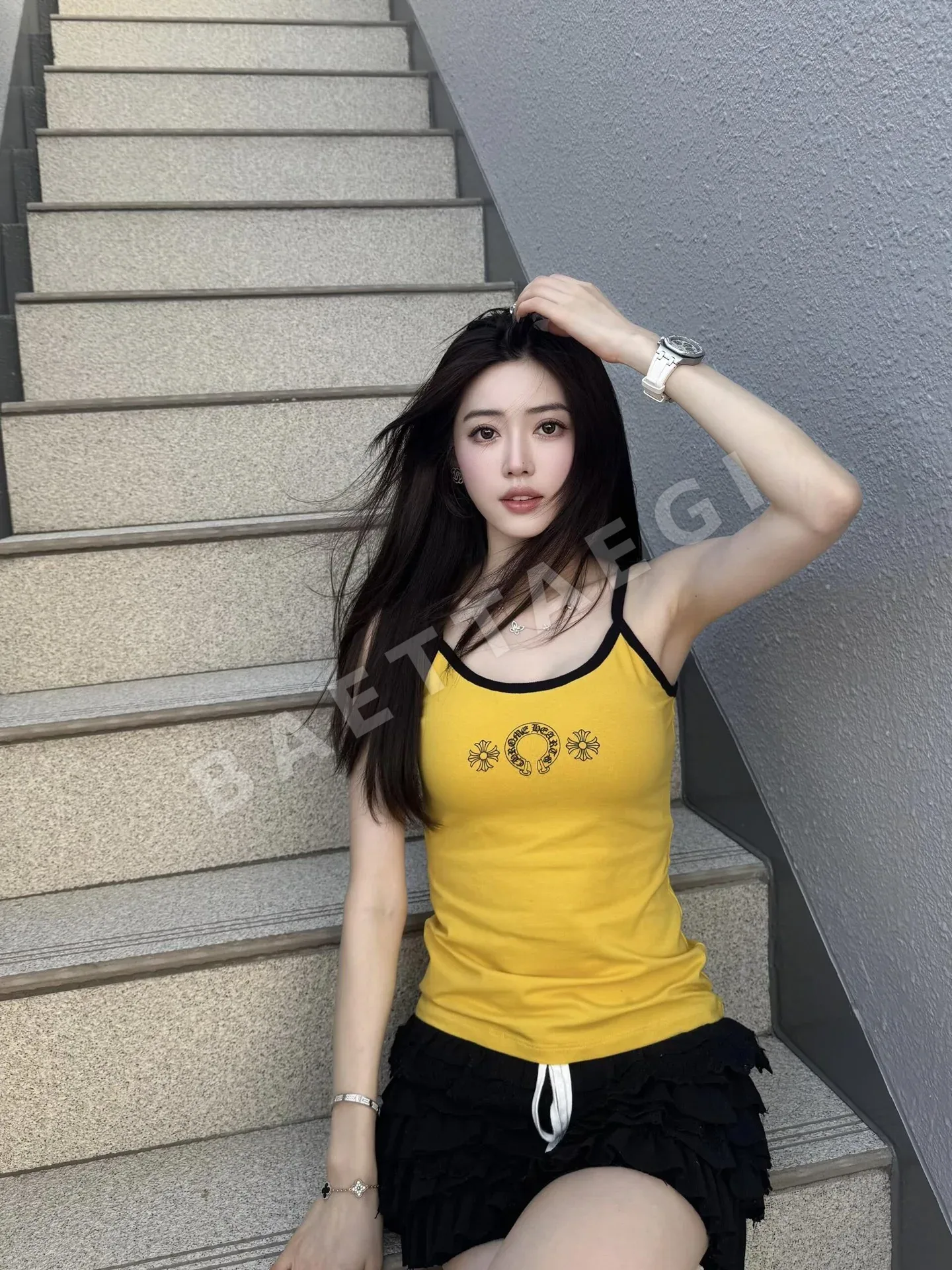 크롬하츠 호스슈 프린트 반팔 티셔츠 상세 이미지 18
