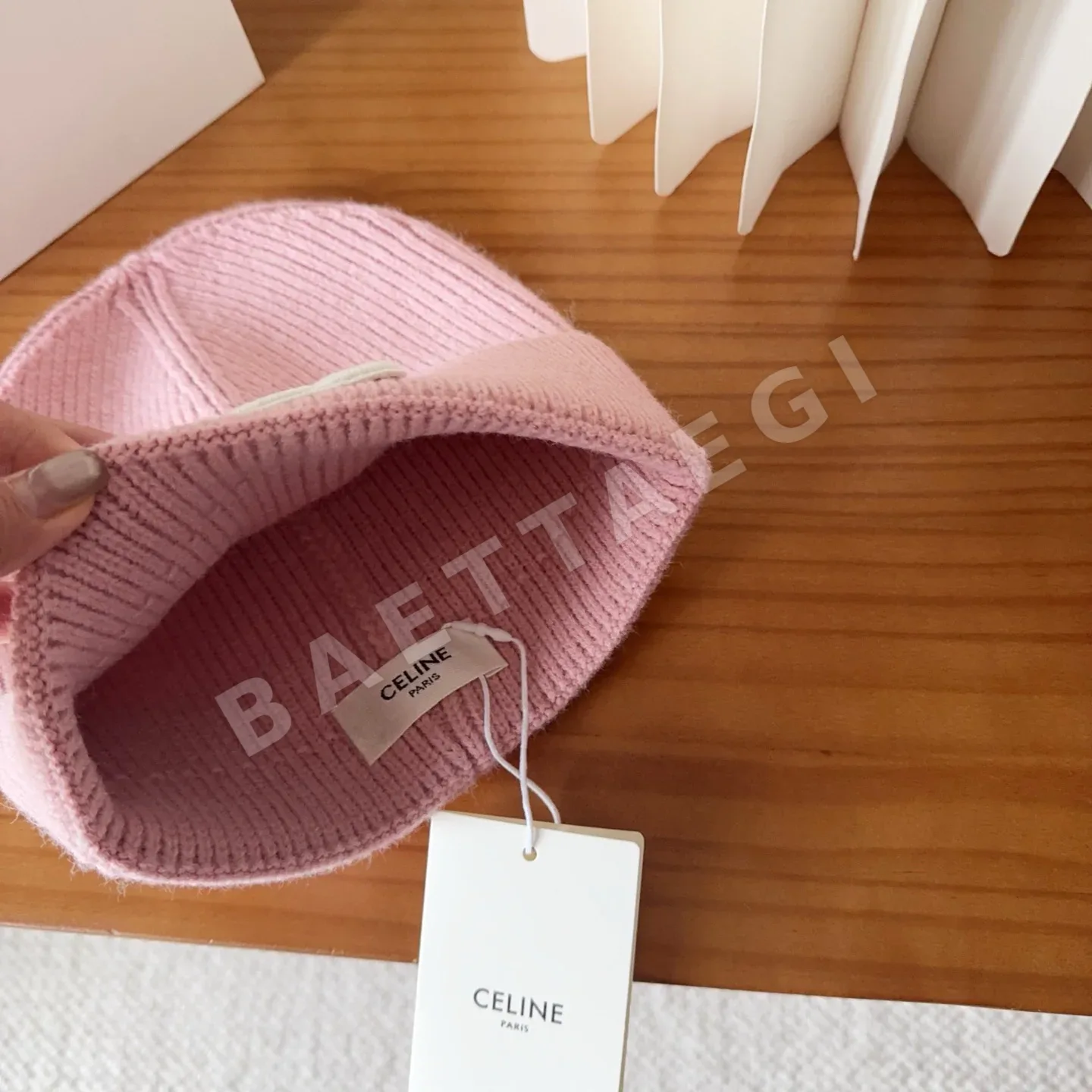 셀린느 니트 모자 상세 이미지 6