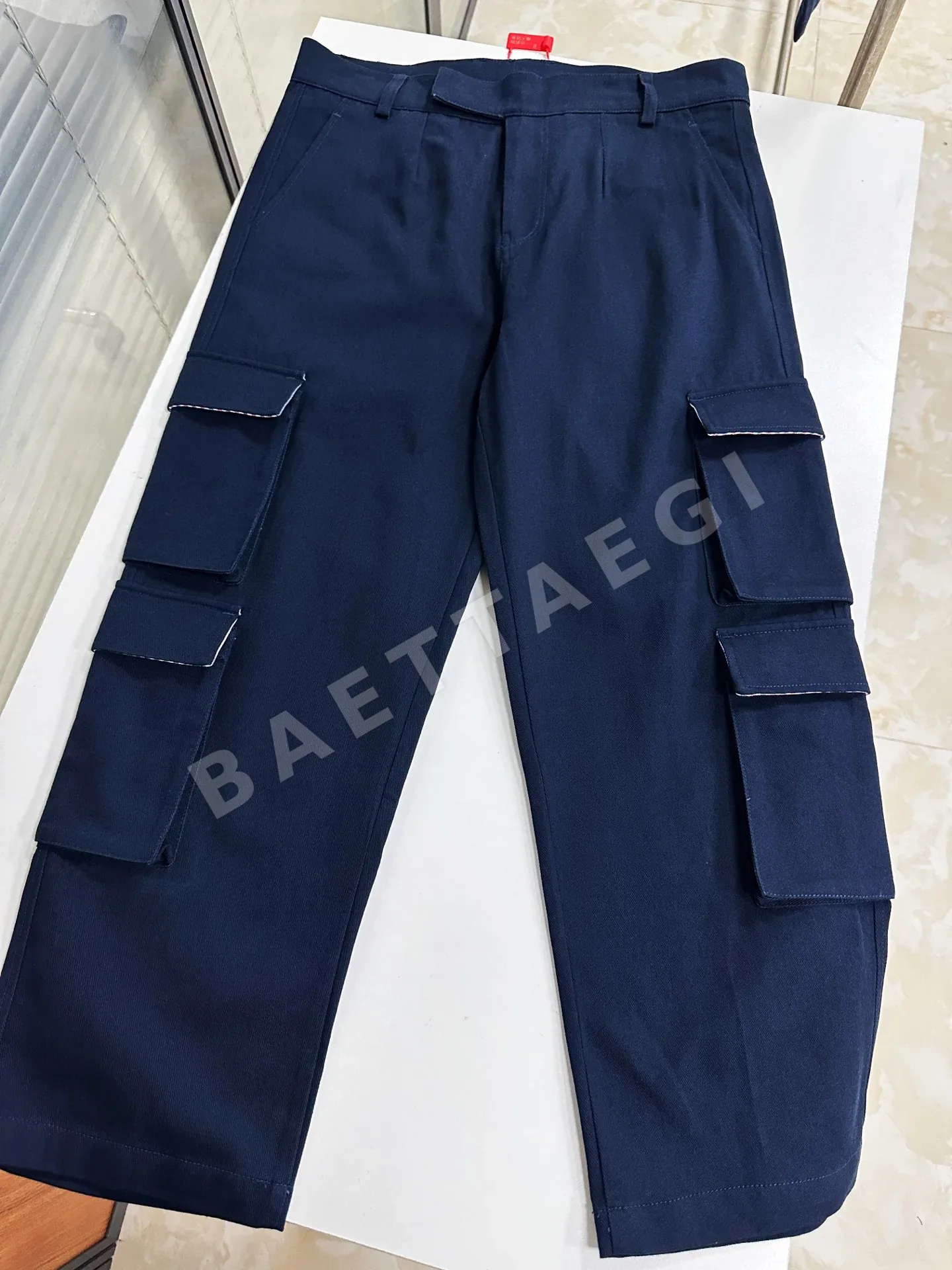 톰브라운 와이드 카고 워싱 남성 바지 레플리카 46718 Thom Browne 상세 이미지 7