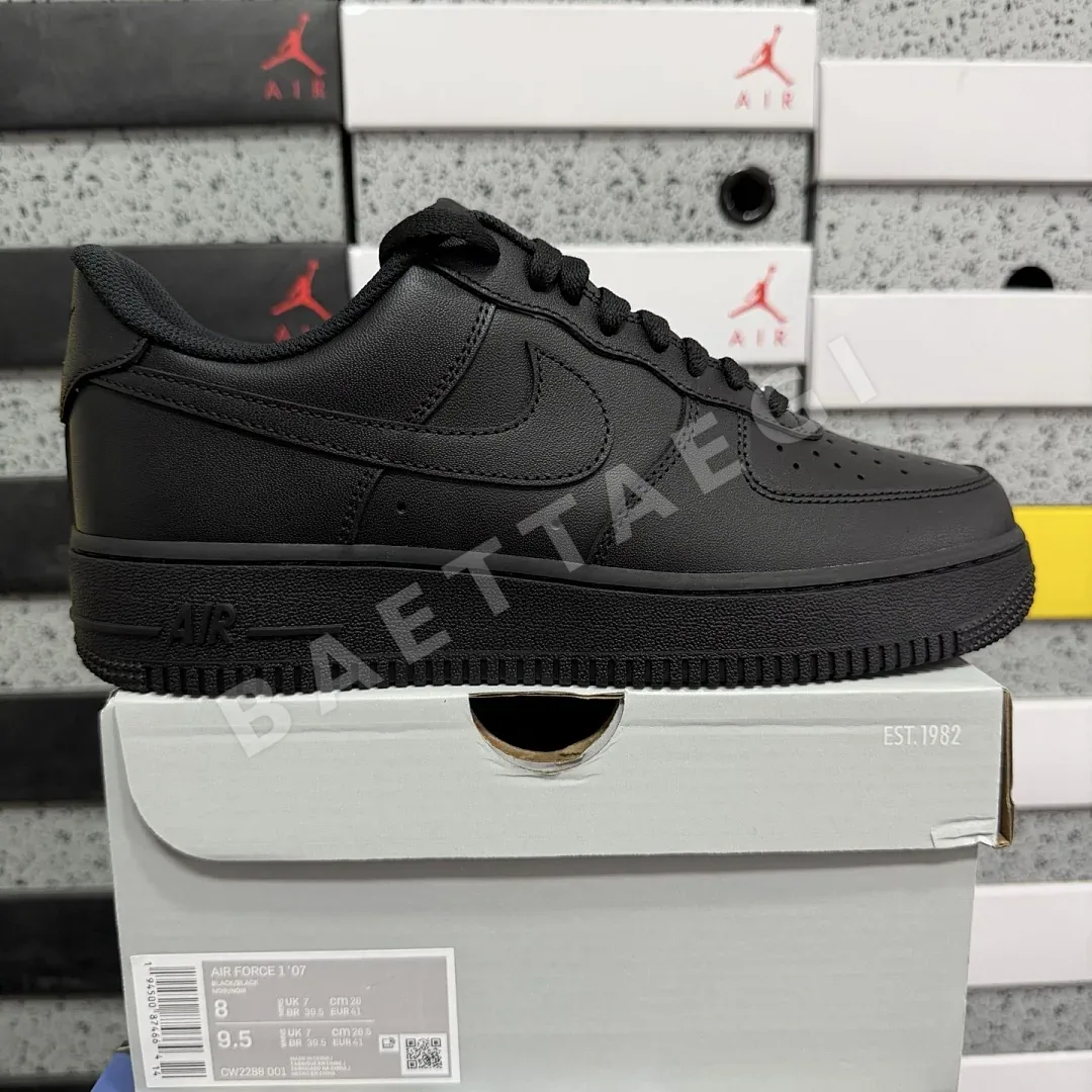 나이키 [MAX] 에어 포스 1 로우 CW2288-001 201084 Nike Air Force 1 Low '07 Black