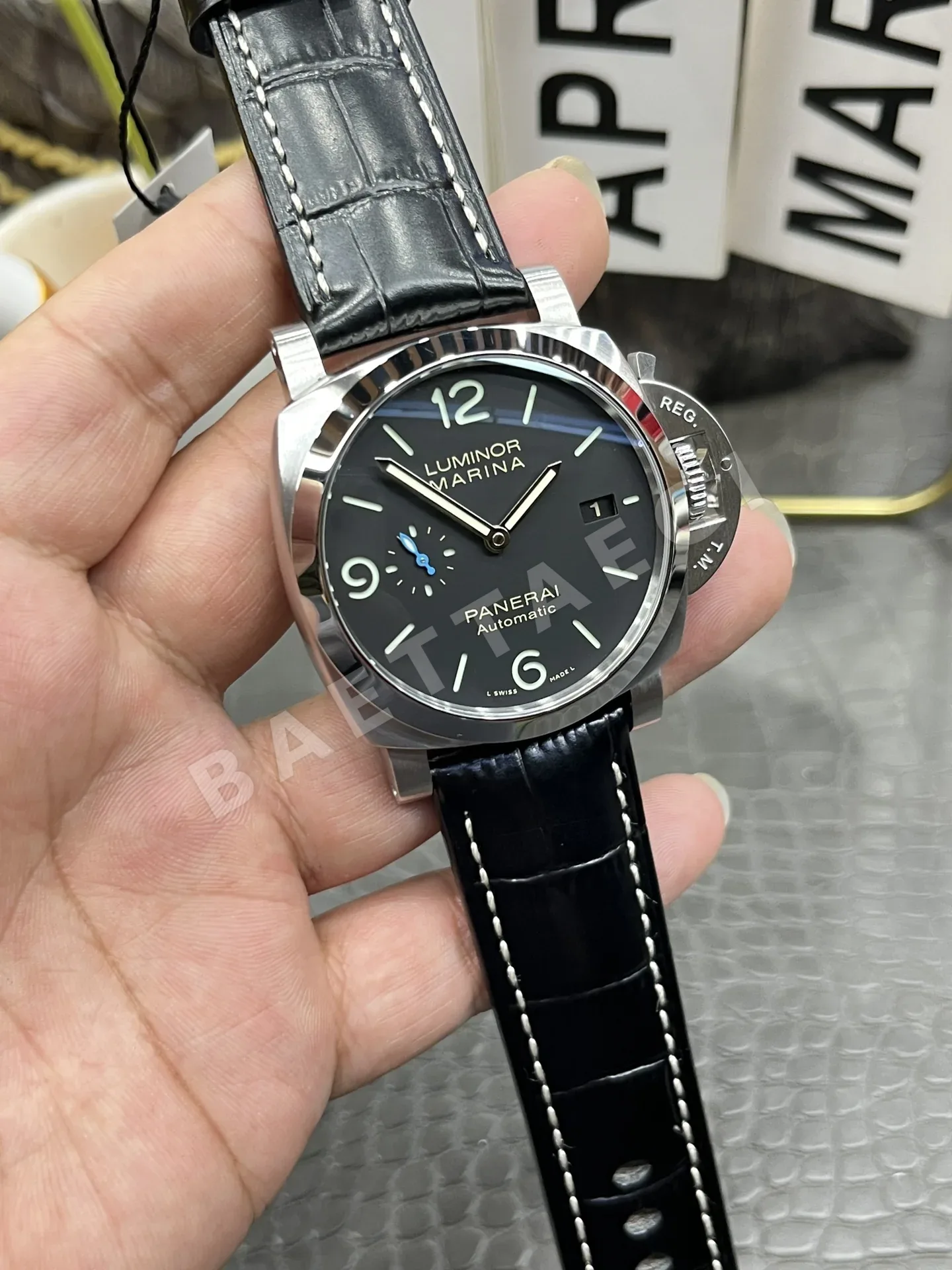 파네라이 PAM9010 자동 시계 상세 이미지 4