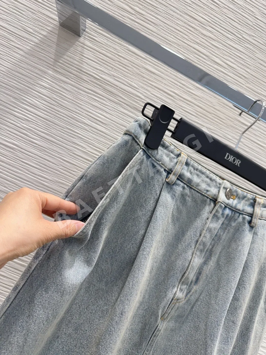 디올 발효 워시 데님 여성 스커트 상세 이미지 6