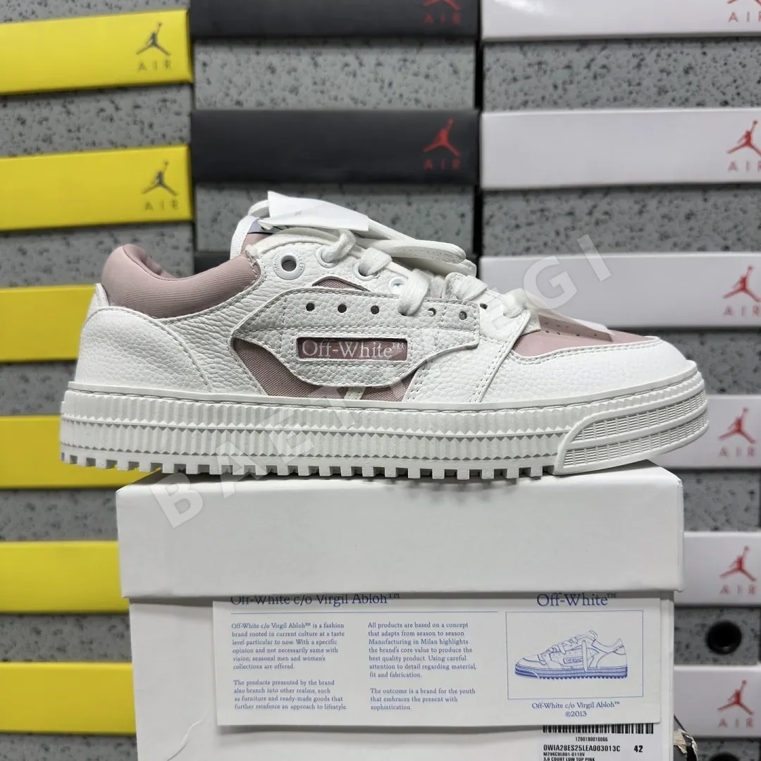 오프화이트 3.0 오프 코트 로우 화이트 핑크 202510 Off White 3.0 Off Court Low