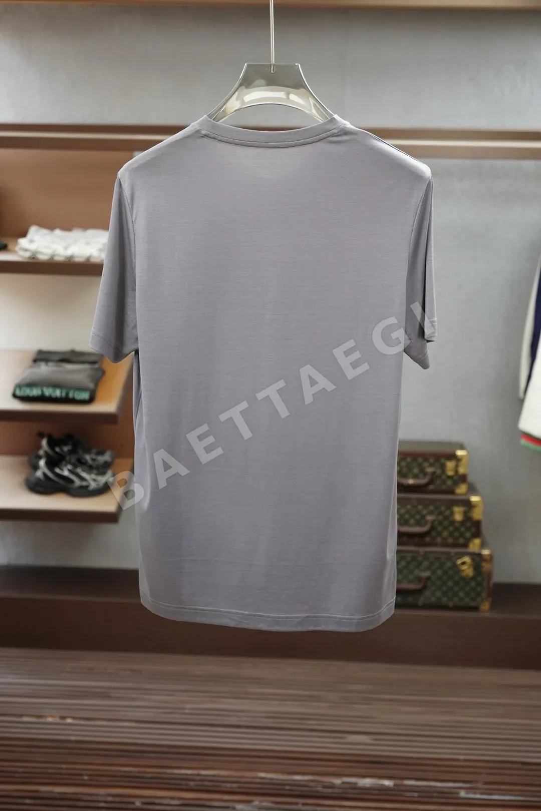 에르메스 3D 테일러링 남성 라운드넥 반팔 티셔츠 상세 이미지 8