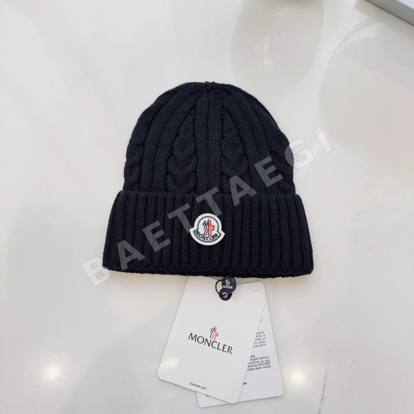 몽클레르 케이블 울 비니 79363